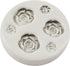 Rose Fondant Mold Rose Flower Silicone Molds for Sugar Craft Cake Decorating Cupcake Topper Candy Chocolate Polymer Clay Gum Paste...
