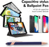 12 PCS 2 in 1 Stylus Ballpoint Pens.Pen with Stylus Tips, 1.0 mm Black Ink Metal Pen Stylus Pens for Touch Screens,12 Pens and 12 Refills (Rose Go...