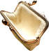 Vintage Kiss Lock Coin Purse Keychain Buckle Wallet for Women(light yellow)...