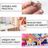 Gadpiparty Small Doll Cloth Hangers 24pcs Mini Clothes Hanger Little Hangers Metal Doll Dress Outfit Holders Wire Rack for Doll Clothes Gown Dress...