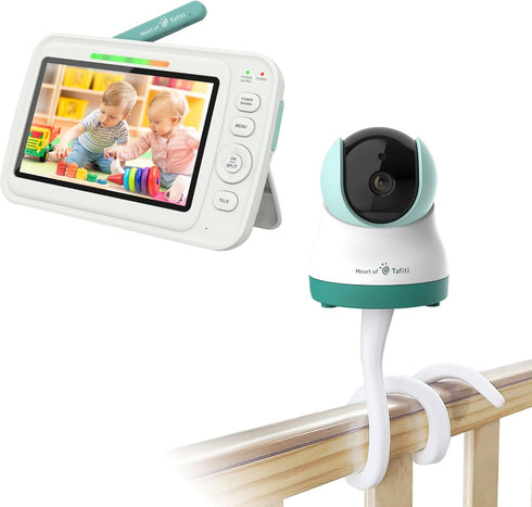 Flexible Twist Mount for Arlo,Owlet,Goodbaby,Hellobaby,ANMEATE,Vtech,Motorola Baby Monitor and Most Universal Monitors Camera with 1/4 Threaded Ho...