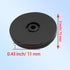 4 Pcs Black 3 inch Acrylic Lazy Susan Rotating Turntable Organizer Bearings - Round Swivel Plate for Spice Rack, Table, Cake, Kitchen Pantry...