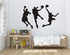 ANBER Slam Dunk Silhouette Wall Decal Removable Basketball Player Sticker for Kids Bedroom Living Room Playroom DIY Sport Wall Decal Art, 31.5" H ...