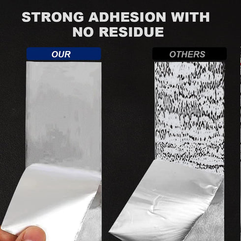Aluminum Foil Duct Tape Heavy Duty 3.9 Mil, 2 Inch X 22 YD, Insulation Heat Resistant High Temperature Sealing and Patching for HVAC, Dryer Vent H...