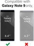 oakxco for Samsung Galaxy Note 9 Phone Case Liquid Silicone, Fluorescent Bright Solid Color, Cute Thin Slim Soft Rubber TPU Plain Smooth Gel Matte...