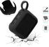 TXEsign Silicone Case for JBL Go 4, Go 4 Protective Cover, Travel Carrying Pouch w Anti-Dust Charging Cover Speaker Mount Strap (Black)...