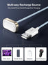 LVFAN Charger Cable for Fitbit Charge 6/Charge 5/Luxe, Fast Charging Cable Smartwatch Replacement Accessories Nylon Braided Cord Charger Dock for ...