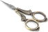 Scissors,Mini Vintage Stainless Steel Sewing Scissors Classical Cutting Embroidery Crafts Tool(Figure 8 cut bronze)...