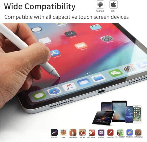 Active Stylus Pens for Touch Screens,Stylus Pen Compatible with Apple iPad, Capacitive Pencil for Kid Student Drawing, Writing,High Sensitivity,fo...