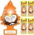 LITTLE TREES Air Fresheners Car Air Freshener. Hanging Tree Provides Long Lasting Scent for Auto or Home. Coconut, 24 Air Fresheners...