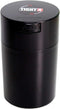 Tightvac 1 oz to 6 ounce - Patented Airtight Container | Multi-use Vacuum Container Works as Smell Proof Containers for Herbs and Dry Goods. Black...