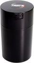 Tightvac 1 oz to 6 ounce - Patented Airtight Container | Multi-use Vacuum Container Works as Smell Proof Containers for Herbs and Dry Goods. Black...
