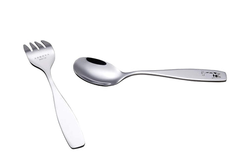 ANNOVA Kids Silverware 6 Pieces Children's Safe Flatware Set Stainless Steel - 2 x Safe Fork, 2 x Dinner Knife, 2 x Dinner Spoon, Toddler Utensils...