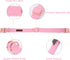 Elegant little tail Pink Dog Collar and Leash, Durable Pet Collar, Leather Dog Collar Adjustable Girl Dog Collars for X-Small Dogs...