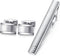 HONEY BEAR Rectangle Cufflinks Tie Clip Set for Mens Business Wedding Gift...