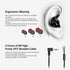 in-Ear Monitor Headphones in Ear Earbuds Earbuds Wired Earphone Dual Drivers Headphone with MMCX Detachable Cables,Noise-Isolating Earbud for Musi...