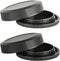 Camera Rear Lens Cap & Body Cap Compatible for Canon EOS R R6 R5 RP Camera w/ RF Mount (2+2 Pack)...