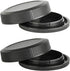 Camera Rear Lens Cap & Body Cap Compatible for Canon EOS R R6 R5 RP Camera w/ RF Mount (2+2 Pack)...