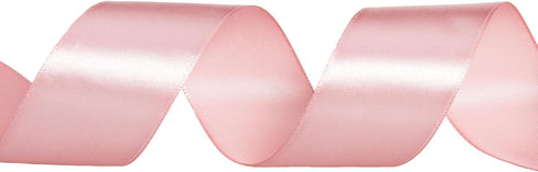 ATRBB 1 1/2 Inch Bean Paste Pink Satin Ribbon, 50 Yards Solid Fabric Ribbon for Gift Wrapping, Bouquets, Wedding and Home Decor, 25 Yards/roll x 2...