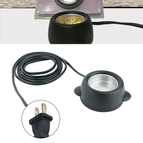 Glue Skillet, Glue Pot Hot Glue Pot Hot Glue Melting Pot Melting Glue Stove DIY for School Handcraft Teaching Repairing, Make Pre-Bonded Hair Exte...