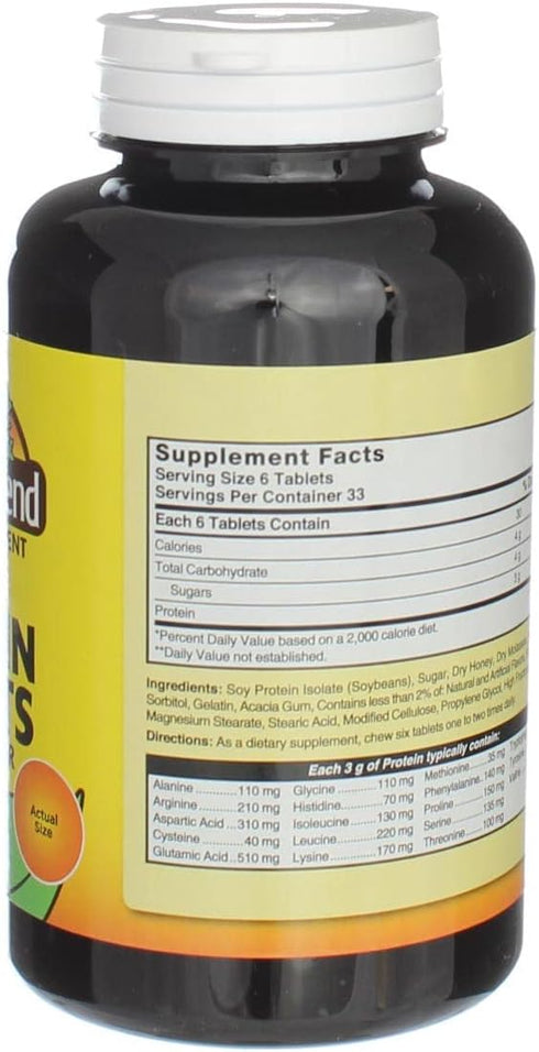 Nature's Blend Protein Tablets Honey Flavor 200 Tabs...