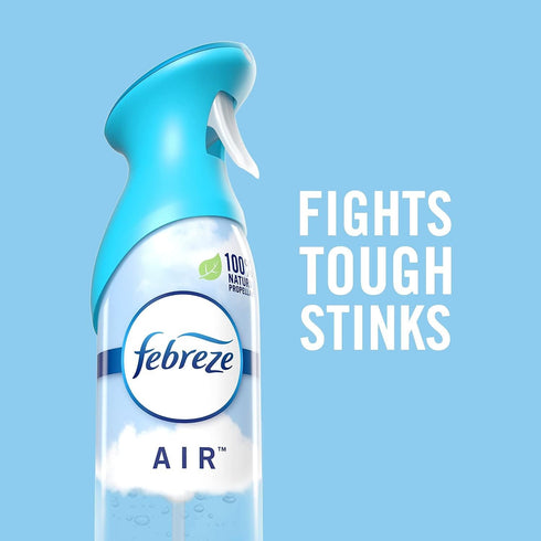 Febreze Air Freshener Heavy Duty Spray, Odor Fighter, Crisp Clean, 8.8 oz (Pack of 6)...