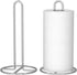 Paper Towel Holder Countertop, Kitchen Paper Towels Holder Stand for Kitchen Organization and Storage, Stainless Steel Paper Towel Roll Holder wit...