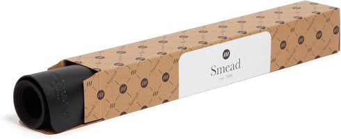 Smead Desk Pad, Vegan Leather Desk Mat with Non-Slip Faux Suede Backing, Perfect Desk Organizer for Office Decor, 23.6” x 13.7” Small, Charcoal (6...