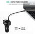 Type C Car Charger, Nekteck USB Adapter with 45W Power Delivery and 12W A Port Compatible with iPhone, iPad, MacBook, Galaxy, Google Pixel, 3.3ft ...