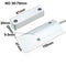 uxcell Rolling Door Contact Magnetic Reed Switch Alarm with 2 Wires for N.O. Applications OC60...