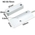 uxcell Rolling Door Contact Magnetic Reed Switch Alarm with 2 Wires for N.O. Applications OC60...