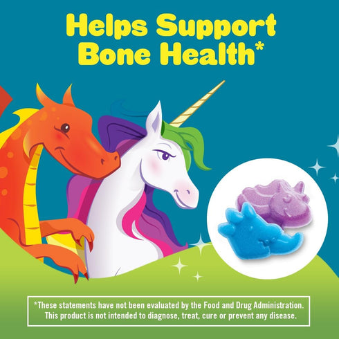 L'il Critters Bone Support Gummy Vitamin for Kids, Bone Support, Calcium, Vitamin D3, 120 gummies...