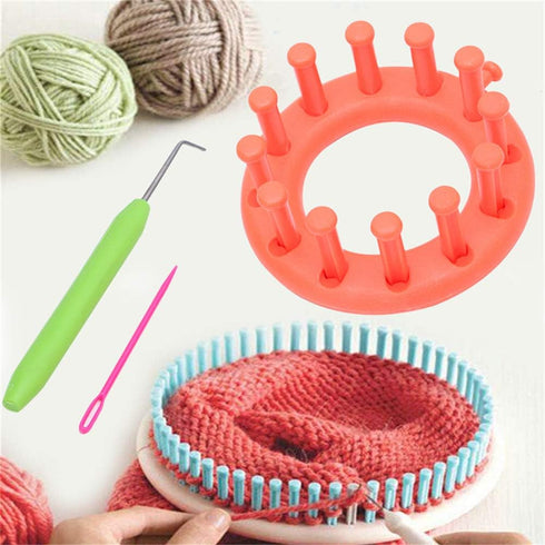 4 Sets Knitting Loom Hooks, Crochet Hook Set with 8 Pieces Needles for Knifty Knitters ?......