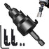 Power Conduit Reamer Tool Kit, Universal Power Conduit Reamer Tool Kit 2 Replacement Blades Screw Zinc Alloy...