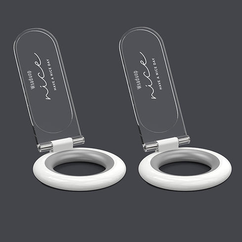 Toilet Lid Lifter, Toilet Seat Lifter Toilet Seat Handle Lifter Toilet Cover Lifter,Avoid Touching Toilet Cover Handle,2 PCS White....