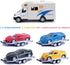 Toy Camper RV Trailer Towing Supercar Sports Model Car Diecast Motorhome Toys for Boys Pull Back Toy Cars, Beach Sandbox Outdoor Adventure Play Se...