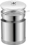 1.2L Bacon Grease Saver Container with Fine Mesh Strainer and Non-slip Silicone, Cooking Oil Keeper Grease Fat Storage Filter Container for Kitche...