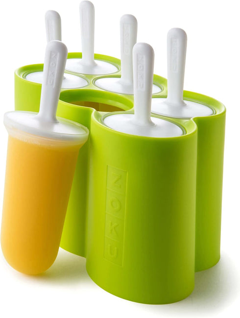 Zoku Classic Pop Molds, 6 Easy-release Popsicle Molds With Sticks and Drip-guards, BPA-free...