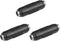 uxcell 3Pcs DC Power Connector Adapter 5.5mmx2.1mm Female to Female Cable Jack Socket Converter for Laptop CCTV Camera strip lighting Black...