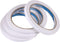 CABAX 4 Rolls Double-Sided Tape Adhesive Sticky Tapes for Scrapbooking, Photos, Invitation Cards, Paper, DIY Crafts and Office School Stationery S...