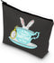 BDPWSS Makeup Bag for Travel, Alice Theme, A Very Merry Unbirthday to You, Soft Polyester, Waterproof, Cosmetic Case for Friends, Sister, Female.....