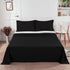 Lirex Black Twin Flat Sheet Only, Ultra Soft & Breathable Brushed 1800 Microfiber, Hotel Quality Flat Sheet Sold Separately, Top Sheet for Bed (Bl...