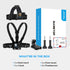Sametop Head Mount Strap Chest Mount Harness Chesty Kit Compatible with GoPro Hero 12, 11, 10, 9, 8, 7, 6, 5, 4, Session, 3+, 3, 2, 1, Hero (2018)...