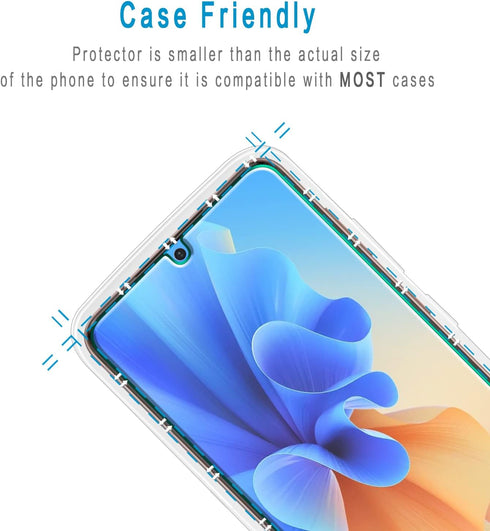 HPTech (2 Pack) Designed For Samsung Galaxy S21, Galaxy S21 5G - 6.2 inch Tempered Glass Screen Protector, Support Fingerprint Reader, Anti Scratc...