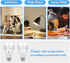 A19 3-Color LED Light Bulbs with Soft Warm, Warm White and Daylight, Color Changing Light Bulb, Multicolor Light Bulb, 9W(60 Watt Equivalent,), 80...