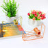 Metal Wire Tape Dispenser Desktop Tape Holder Tape Cutter for Home School Office Supplies, 1 Piece (Gold)...
