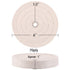 SCOTTCHEN Extra Thick Buffing Polishing Wheel 6 inch (70 Ply) for Bench Grinder Tool with 1/2" Arbor Hole 2 PCS...