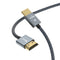 4K HDMI Cable 6.6FT, High Speed HDMI 2.0 Cable, 18Gbps HDR 2160P 1080P 3D HDCP ARC, HDMI Braided Cord Compatible with Monitor TV Set-top Boxe Lapt...