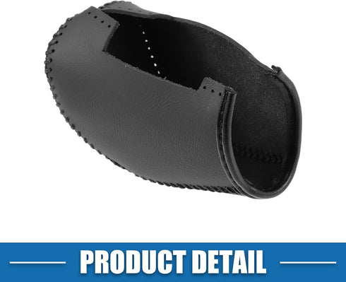 Gear Shifting Knob Cover Automatic Transmission Lever Trim for Hyundai Tucson 2015-2018 for Santa Fe 2013-2017 PU Leather Black...
