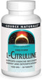 Source Naturals L-Citrulline - Supports Exercise Recovery, Energy and Detoxification*, 1,000 mg - 30 Tablets...